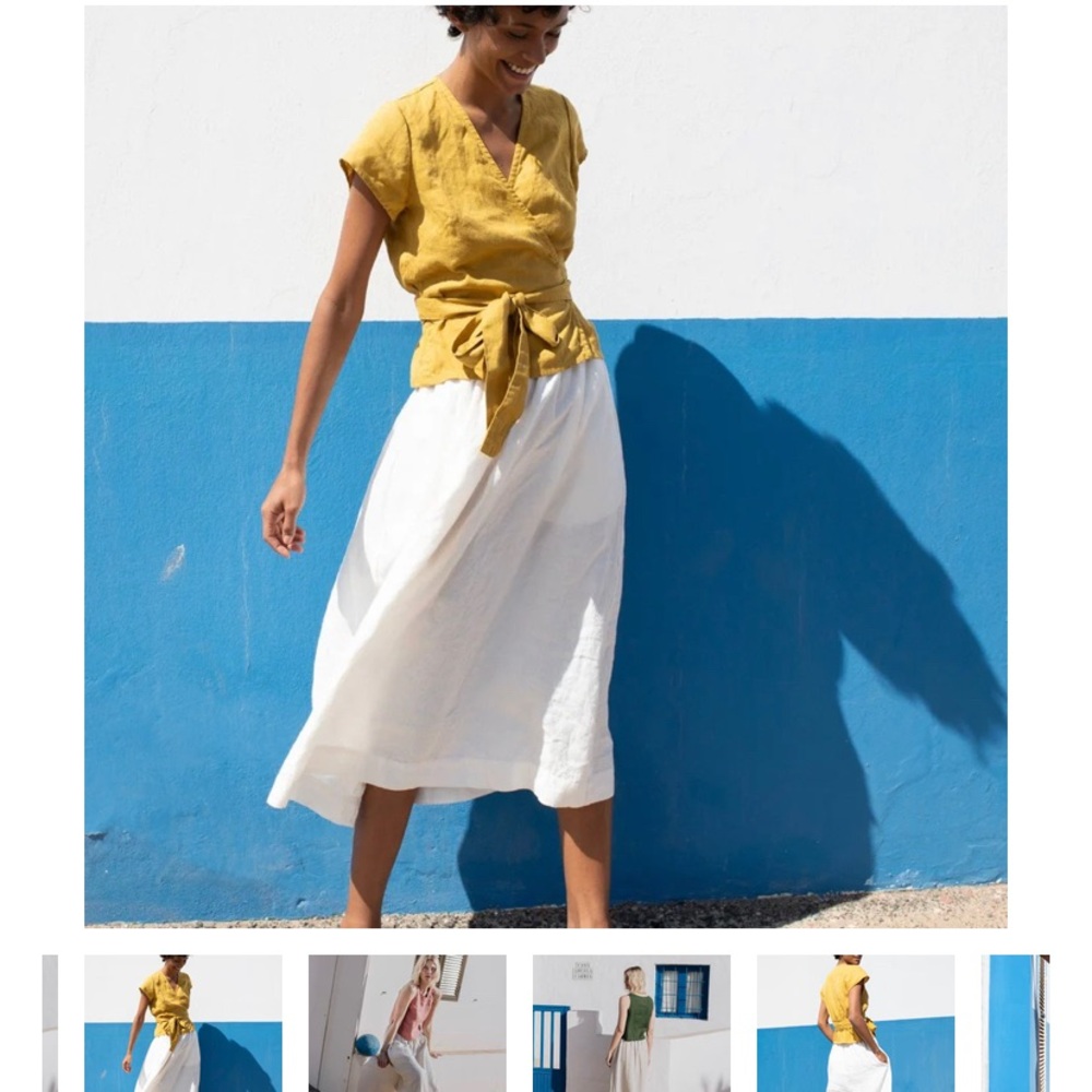 NotPerfectLinen Sion Skirt
